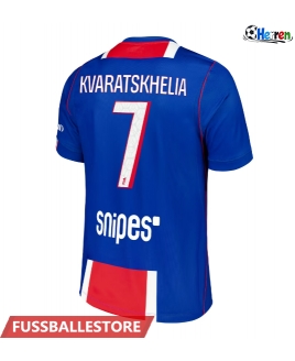 Günstige Paris Saint-Germain Khvicha Kvaratskhelia #7 Heimtrikot 2026-27 Kurzarm